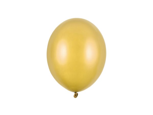 Strong Balloons 23cm, Metallic Gold (1 pkt / 100 pc.)