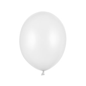 Strong Balloons 27cm, Metallic Pure White (1 pkt / 100 pc.)Strong Balloons 27cm, Metallic Pure White (1 pkt / 100 pc.)