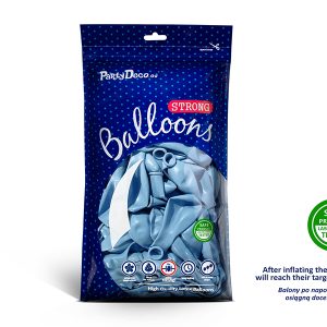 Strong Balloons 27cm, Metallic Baby Blue (1 pkt / 100 pc.)
