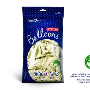 Strong Balloons 27cm, Metallic Light Cream (1 pkt / 100 pc.)
