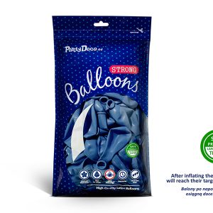 Strong Balloons 27cm, Metallic Blue (1 pkt / 100 pc.)