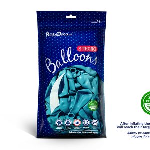 Balony Strong 27cm, Metallic Caribb. Blue (1 pkt / 100 pc.)