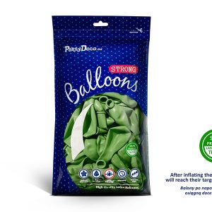 Strong Balloons 27cm, Metallic Bright Green (1 pkt / 100 pc.)