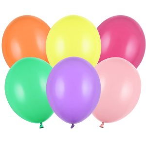 Strong Balloons 27cm, Pastel Mix (1 pkt / 100 pc.)Strong Balloons 27cm, Pastel Mix (1 pkt / 100 pc.)