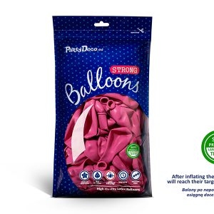 Strong Balloons 27cm, Pastel Hot Pink (1 pkt / 100 pc.)