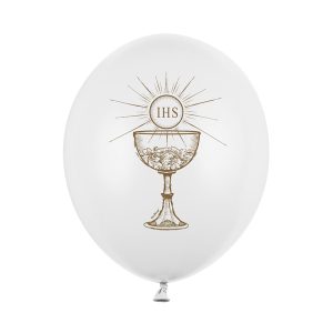 Balloons 30cm, IHS, Pastel Pure White (1 pkt / 6 pc.)