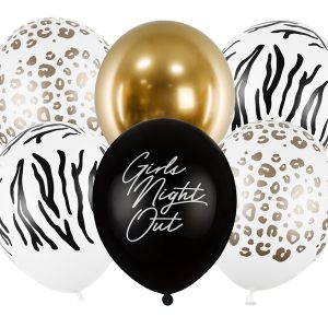 Balloons 30cm, Girls Night Out, mix (1 pkt / 6 pc.)