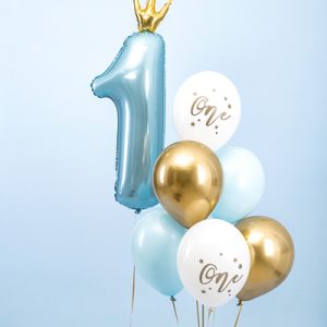 Balloons 30 cm, One, Pastel Pure White (1 pkt / 50 pc.)