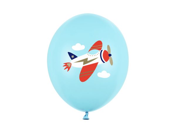 Balloons 30 cm, Plane, Pastel Light Blue (1 pkt / 50 pc.)