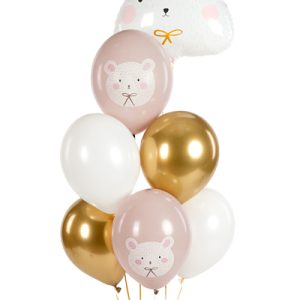 Balloons 30 cm, Polar Bear, mix (1 pkt / 6 pc.)