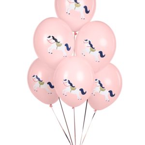 Balloons 30 cm, Little horse, Pastel Pale Pink (1 pkt / 50 pc.)