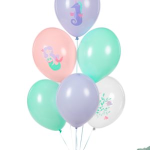 Balloons 30 cm, Sea World, mix (1 pkt / 6 pc.)