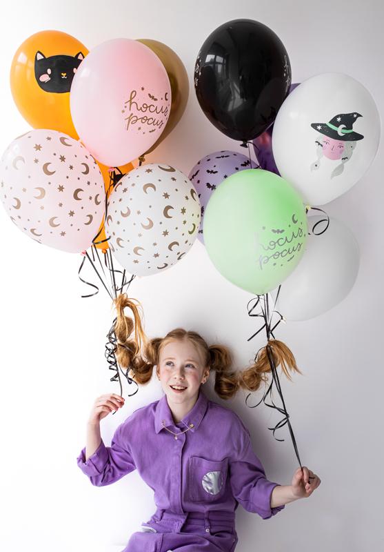 Balloons 30 cm, Hocus Pocus, mix (1 pkt / 6 pc.)