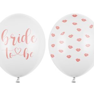 Ballons 30 cm, Bride to be, mix (1 pkt / 50 pc.)