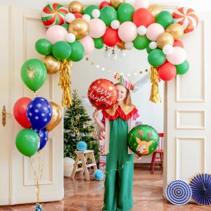 Balloons 30 cm, Merry Christmas, mix (1 pkt / 50 pc.)