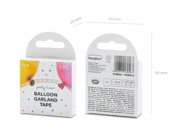 Balloon garland tape, 5m
